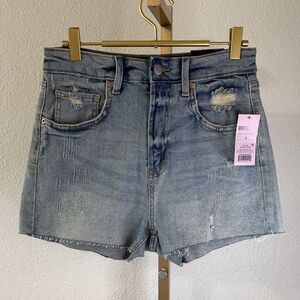 Wild Fable Light Blue Distressed Jean Shorts
